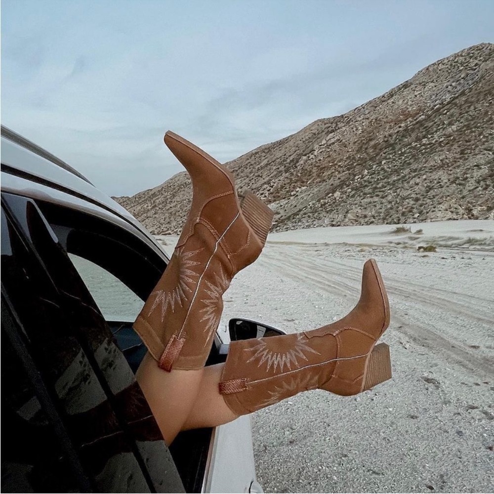 NEW Dolce Vita Lawson Boots Whiskey 9.5 - Picture 3 of 10